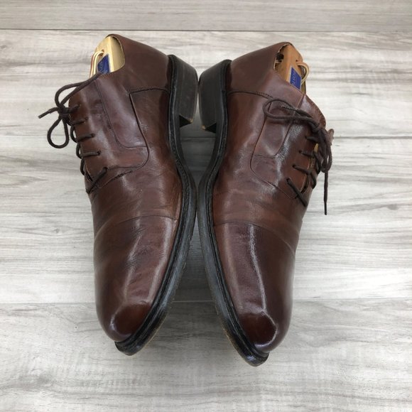 Johnston & Murphy Oxfords Men\'s Size 10.5 Brown Leather Lace Up Dress Shoes main image 6